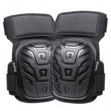 Professional Knee Pads for Work, Preciva Heavy Duty Gel Cushion and Foam Padding Knee Pads with Anti-Slip Straps and Easy-Fix Clips for Men, Women, Gardening, Flooring